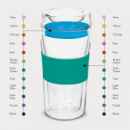 Divino Double Wall Glass Cup+colour combinations