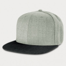 Chisel Flat Peak Cap+Light Grey Black