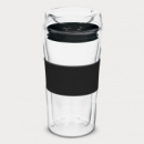 Divino Double Wall Glass Cup+Black