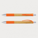 Trinity Bamboo Pen+Orange