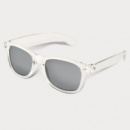Malibu Premium Sunglasses Mirror Lens+Clear+Silver