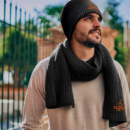 Avalanche Scarf and Beanie Set+in use
