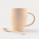 Avenue Wheat Fibre Cup and Spoon+unbranded