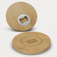 Bamboo Bottle Opener Coaster (Round) image