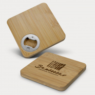 Bamboo Bottle Opener Coaster (Square) image