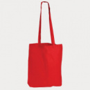 Coloured Cotton Long Handle Bag+Red