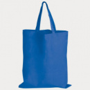 Coloured Cotton Short Handle Tote Bag+Dark Blue