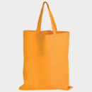 Coloured Cotton Short Handle Tote Bag+Orange