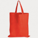 Coloured Cotton Short Handle Tote Bag+Red