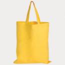 Coloured Cotton Short Handle Tote Bag+Yellow