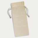 Cotton Wine Drawstring Bag+Natural