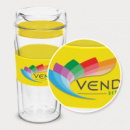Divino Double Wall Glass Cup+full colour print
