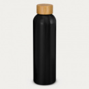 Eden Aluminium Bottle Bamboo Lid+Black