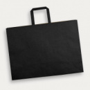 Extra Large Flat Handle Paper Bag Landscape+Black