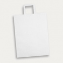 Extra Large Flat Handle Paper Bag Portrait+White