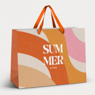 Extra Large Ribbon Handle Paper Bag (Full Colour) image