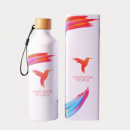 Gelato Aluminium Drink Bottle with Bamboo Lid+branding