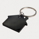 House Stainless Steel Keytag+Black v2