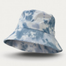 Juniper Tie Dye Bucket Hat+Petrol Blue