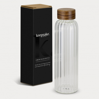 Keepsake Linear Glass Drink Bottle