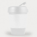 Kick Coffee Cup Silicone Band+White