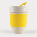 Kick Eco Coffee Cup Silicone Band+Yellow