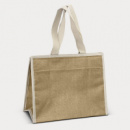 Lumi Jute Cooler Bag+closed