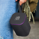 Lumos Bluetooth Speaker+in use
