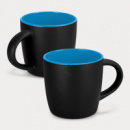 Mocha Coffee Mug Two Tone+Black Light Blue v2