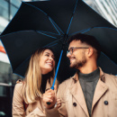 Monsoon Umbrella+in use