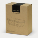 NATURA Iris Glass Lunch Box+gift box