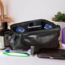 Pierre Cardin Leather Toiletry Bag+in use