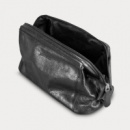 Pierre Cardin Leather Toiletry Bag+open