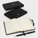 Pierre Cardin Novelle Notebook and Pen Gift+Black