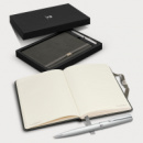 Pierre Cardin Novelle Notebook and Pen Gift+Grey