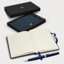 Pierre Cardin Novelle Notebook and Pen Gift+Navy