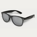 Malibu Premium Sunglasses Mirror Silver Lens+Black