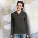 SOLS Perfect Womens Long Sleeve Polo+in use
