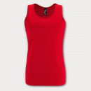 SOLS Sporty Womens Tank Top+Red