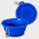 Silicone Collapsible Pet Bowl+Blue