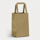 Small Flat Handle Paper Bag Portrait+detail