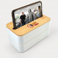 Stax Eco Lunch Box with Phone Holder Lid image