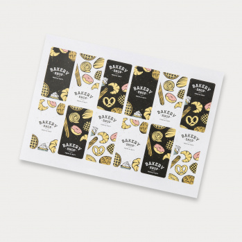 Sticker Sheet 40x80mm Rectangle (Matte)