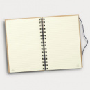 Sugarcane Paper Spiral Notebook+open
