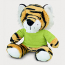 Tiger Plush Toy+Bright Green