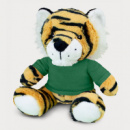 Tiger Plush Toy+Dark Green