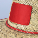 Tiki Straw Hat+patch