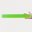 Transparent 30cm Ruler+Light Green