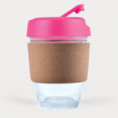 Vienna Coffee Cup Cork Band+Pink