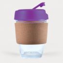 Vienna Coffee Cup Cork Band+Purple